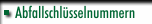Abfallschlüsselnummern